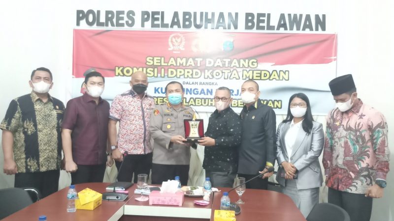 Komisi I DPRD Medan Harap Polresta Belawan Ciptakan Suasana Kondusif dan Berantas Judi