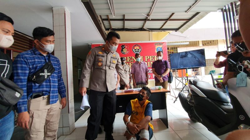 Viral di Medsos, Pelaku Jambret Ditembak Polsek Percut Sei Tuan
