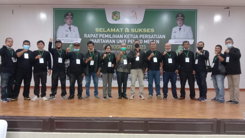 Kantongi 88 Suara, Syaifullah Defaza Terpilih Sebagai Ketua Persatuan Wartawan Unit Pemko Medan Periode 2021-2023