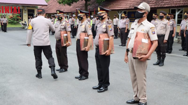 Kapolres Binjai Lepas Personil Polri yang Memasuki Purna Bakti Tahun 2021