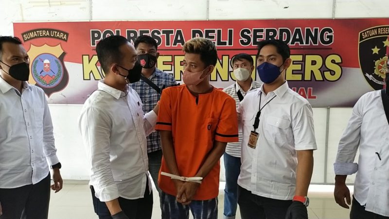 Aniaya Korban Lantaran Ketauan Maling, Pelaku Curas Dibekuk Polresta Deli Serdang