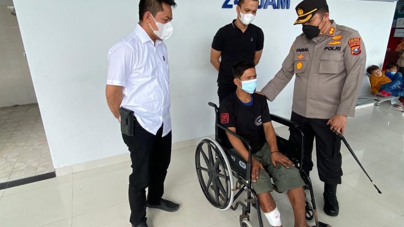 Melawan Petugas, Perampok Modus Pecah Kaca Mobil Ditembak Polres Pelabuhan Belawan