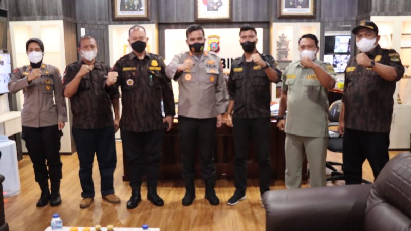 Jalin Silaturahmi, Kapolres Binjai Menerima Audensi KBPPP Resort Binjai