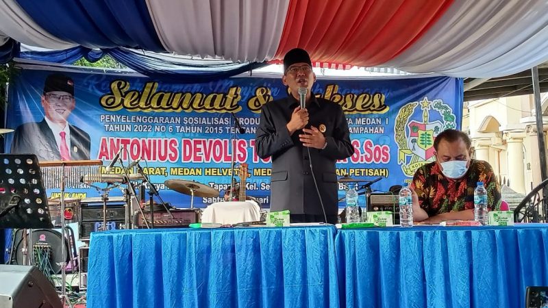 Pengelolaan Persampahan Tahun 2022, Antonius Tumanggor Ajak Masyarkat Peduli Lingkungan Sekitar