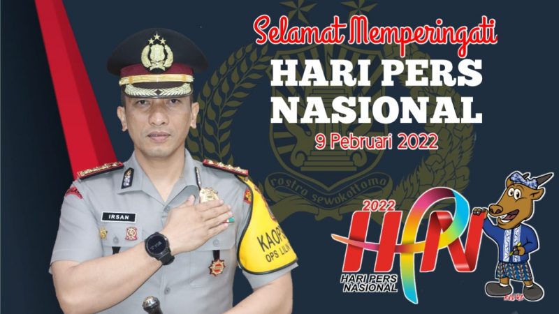 Kapolresta Deli Serdang Ucapkan Selamat Hari Pers Nasional ke-76