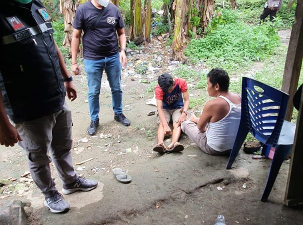 Polresta Deli Serdang GKN di Desa Pisang Pala Galang, 5 Orang Pengedar Sabu Dibekuk