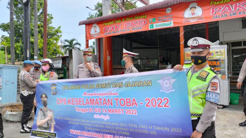 Ops Keselamatan Toba 2022, Dit Lantas Polda Sumut Cegah Fatalitas Kecelakaan dan Perketat Prokes