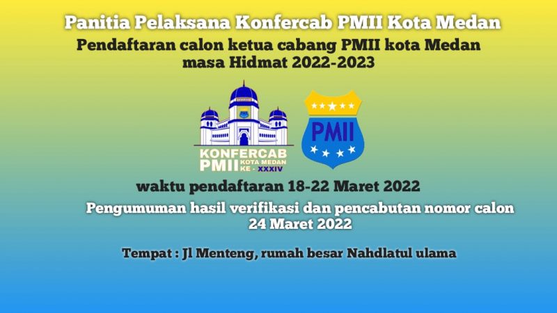 Panitia Konfercab Bocorkan Dua Nama Calon Ketua PMII Kota Medan