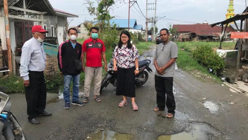 Margaret Lakukan Peninjauan Kepemukiman Warga