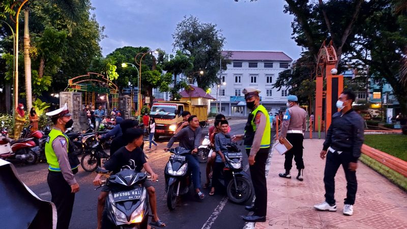 Polres Binjai Patroli Skala Besar Dalam Rangka Cipta Kondisi Aman dan Nyaman Selama Bulan Suci Ramadhan