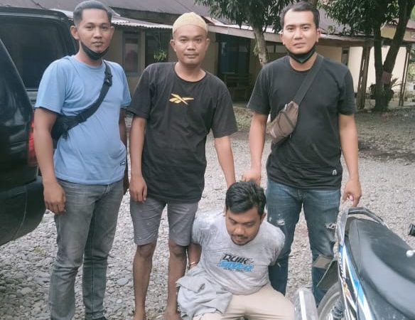 Polsek Selesai Tangkap Pelaku Curanmor di Desa Timbang Lawan