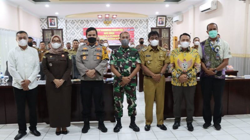 Pembentukan Pos Kampung Bersinar, Polres Binjai Gelar Rapat Koordinasi Forkopimda Kota