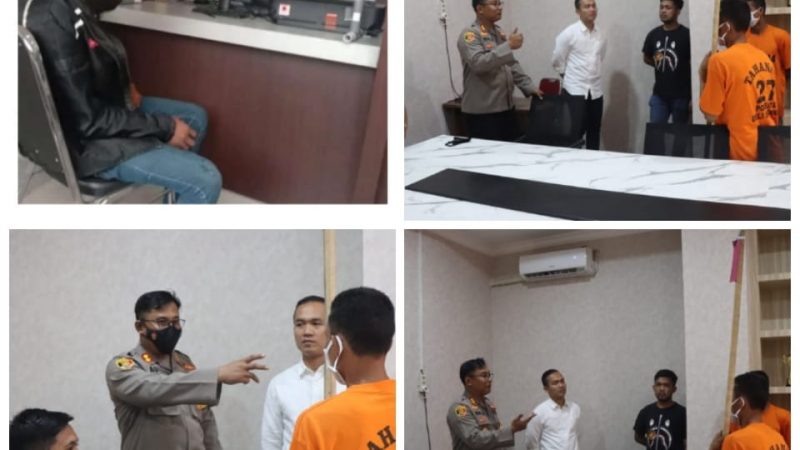 Keroyok Sedarah, Abang Beradik Dibekuk Sat Reskrim Polresta Deli Serdang