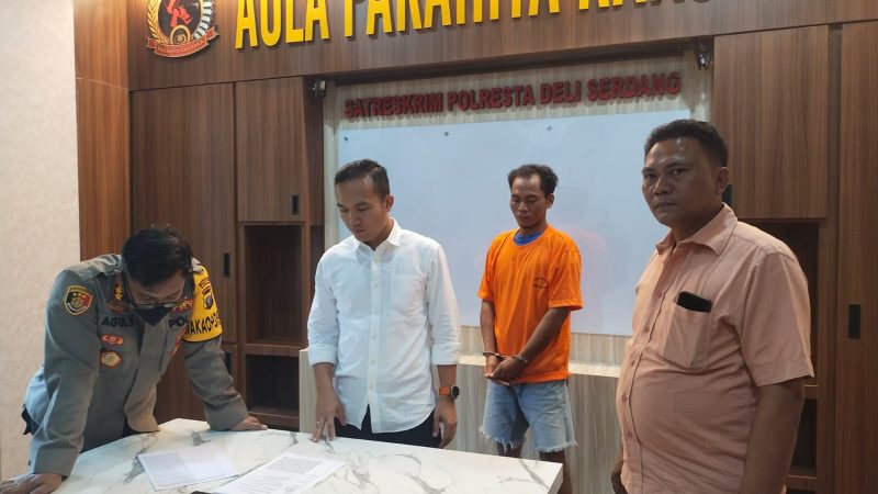 Rampas HP Bocah Cilik, Pria Ini Diringkus Polresta Deli Serdang