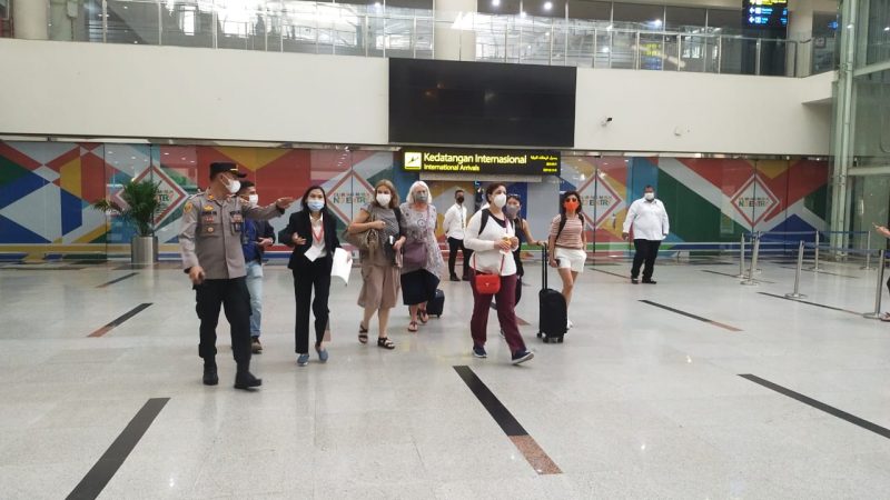 Polresta Deli Serdang Gelar Pengamanan di Hari Kedua Kedatangan Delegasi W-20