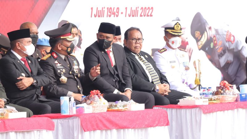 Bobby Nasution Hadiri Upacara Hari Bhayangkara ke 76 Tahun