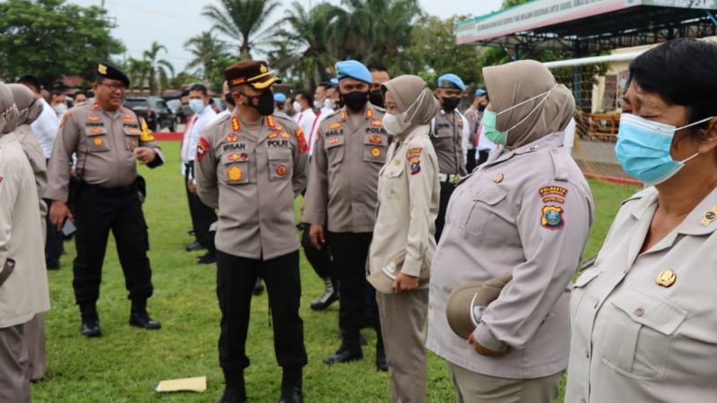 Kapolresta Deli Serdang Cek Sikap Tampang Personil