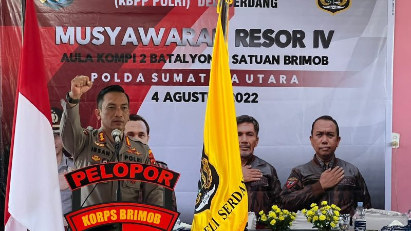 Kapolresta Deli Serdang Hadiri Kegiatan Musyawarah Resor IV KBPP Polri Kabupaten