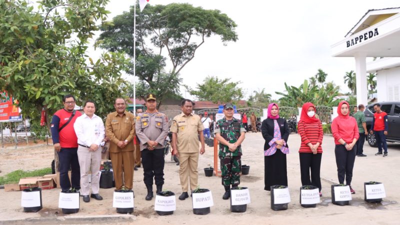 Kapolres Sergai Hadiri Kegiatan GNPIP di Halaman Kantor Bupati