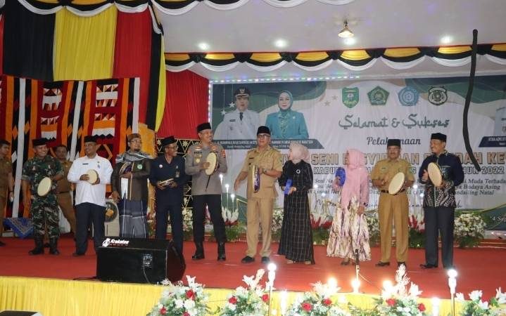 Kapolres Madina Hadiri Pembukaan Festival Seni Nasyid dan Qasidah ke 19