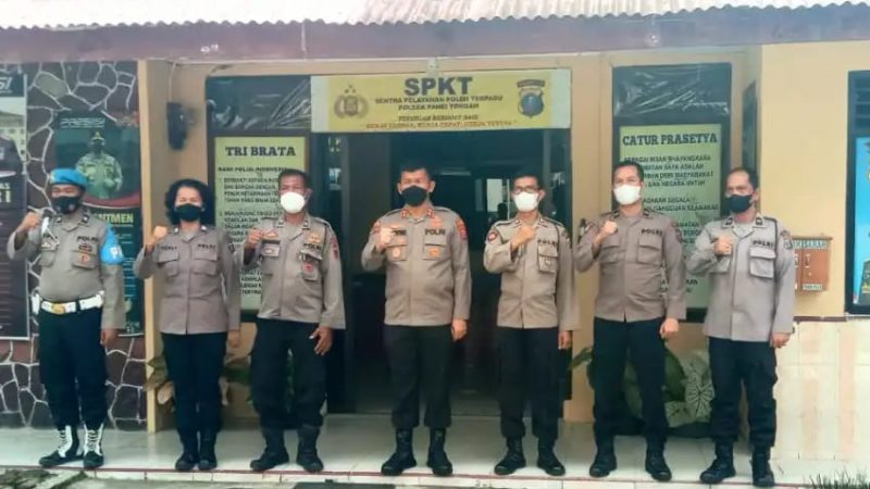 Kapolres Simalungun Sidak ke Mako Polsek Panei Tongah