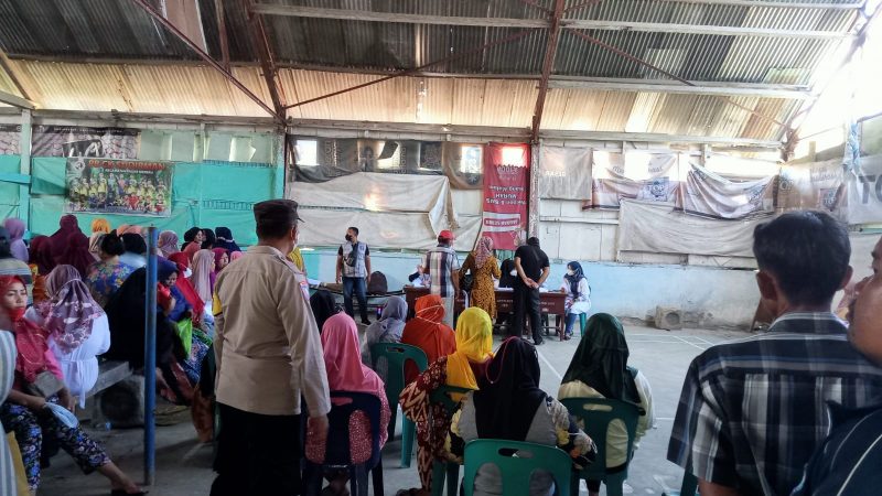 Polsek Pagar Merbau Gelar Pengamanan dan Monitoring Pembagian BLT BBM
