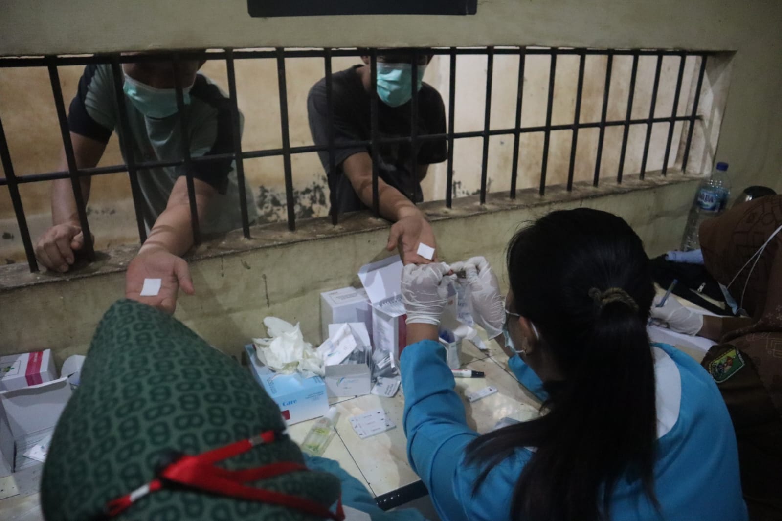 Cegah Penyakit HIV dan TBC, Polres Sergai Periksa Kesehatan Para Tahanan