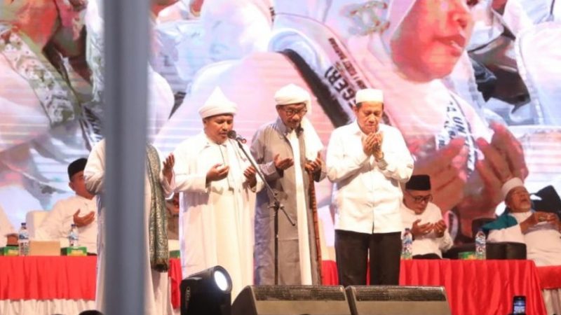 Kirab Merah Putih Dihadiri Habib Luthfi Bin Yahya Dengan Do’a Lintas Agama Untuk Negeri