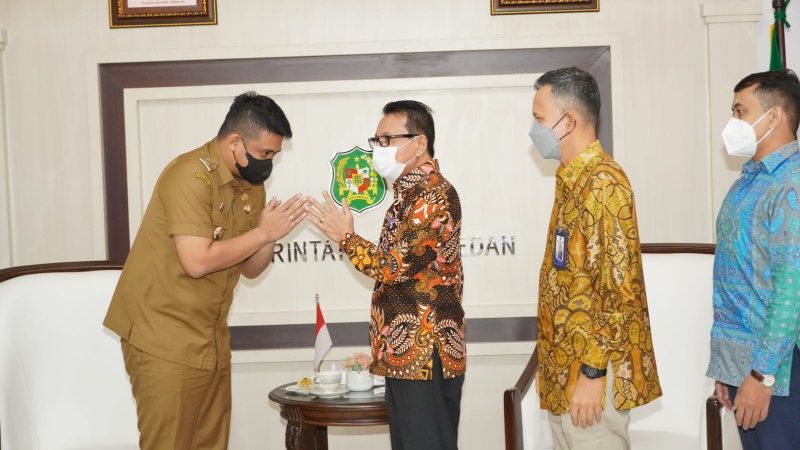 Bobby Nasution Terima Kunker Direktur Kerja Sama Pelaksanaan Berusaha Kementerian Investasi RI
