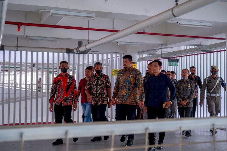 Bobby Nasution Minta Pasar Aksara yang Baru Maksimal 2 Minggu Lagi Dioperasikan