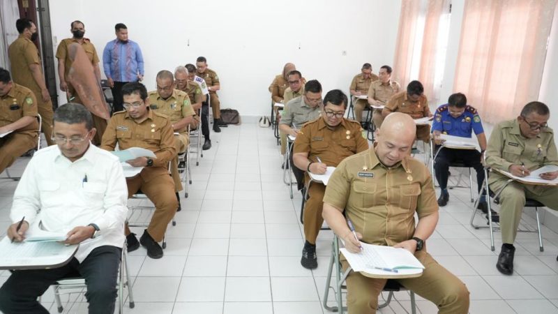 Sebanyak 37 Pimpinan Tinggi Eselon II A Pemko Medan Ikuti Asssessment Job Fit