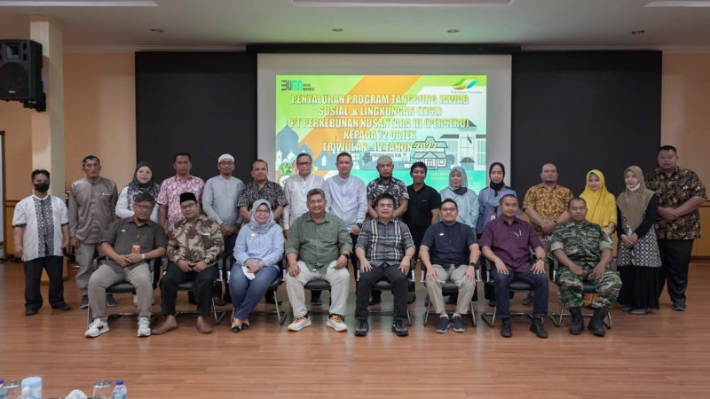PTPN III Salurkan 1,68 Milyar Dana Program TJSL Periode Triwulan IV Tahun 2022