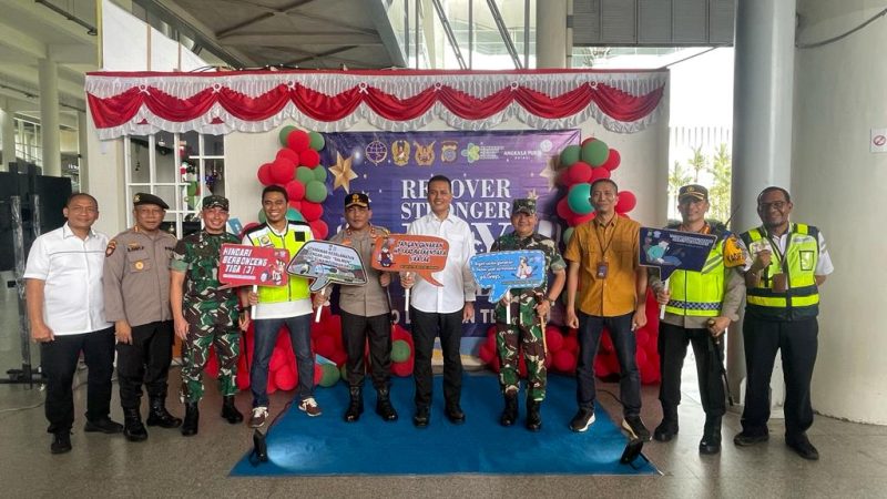 Kapolresta Deli Serdang Dampingi Forkopimda Sumut Cek Kesiapan Pos Terpadu di Bandara KNIA