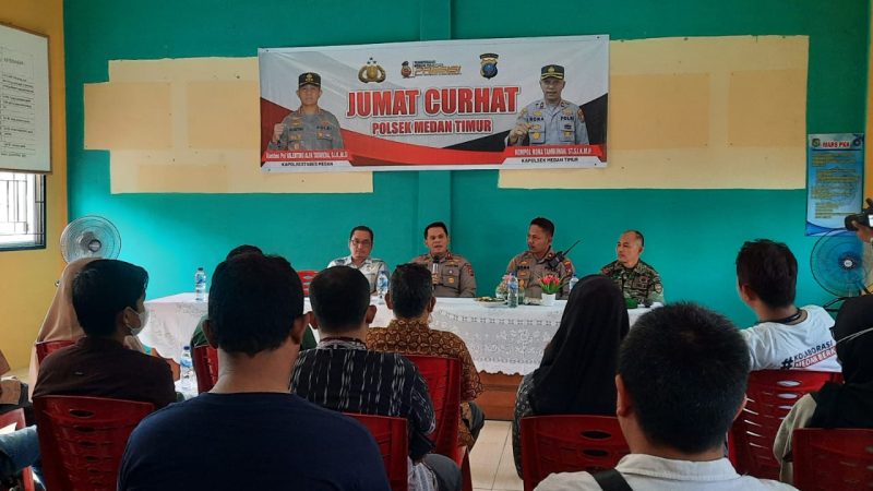 Waka Polrestabes Medan Dengarkan Curhatan Warga Medan Timur