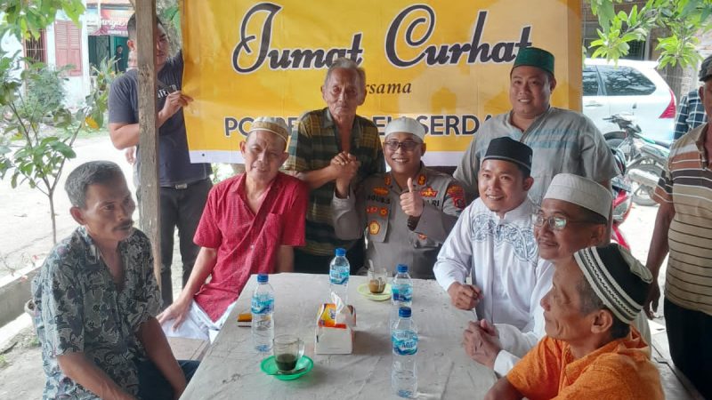 Giat Jumat Curhat , Polresta Deli Serdang Dengar Keluhan Warga