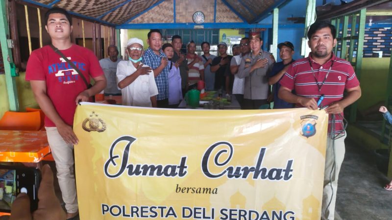 Dalam Rangka Jumat Curhat, Polresta Deli Serdang Tampung Keluhan Warga