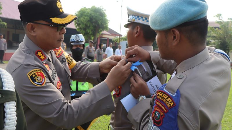 Waka Polresta Deli Serdang Pimpin Apel Gelar Pasukan Operasi Keselamatan Toba 2023
