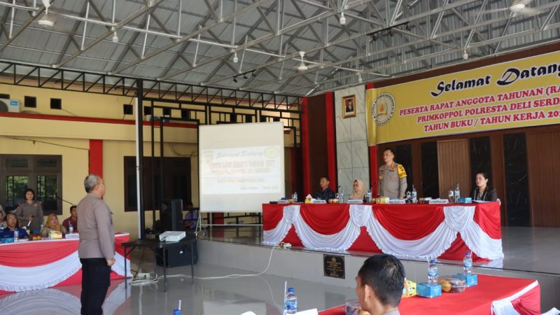 RAT Digelar, Bukti Transfaransi dan Akuntabilitas Koperasi Primkoppol Polresta Deli Serdang ke Anggota