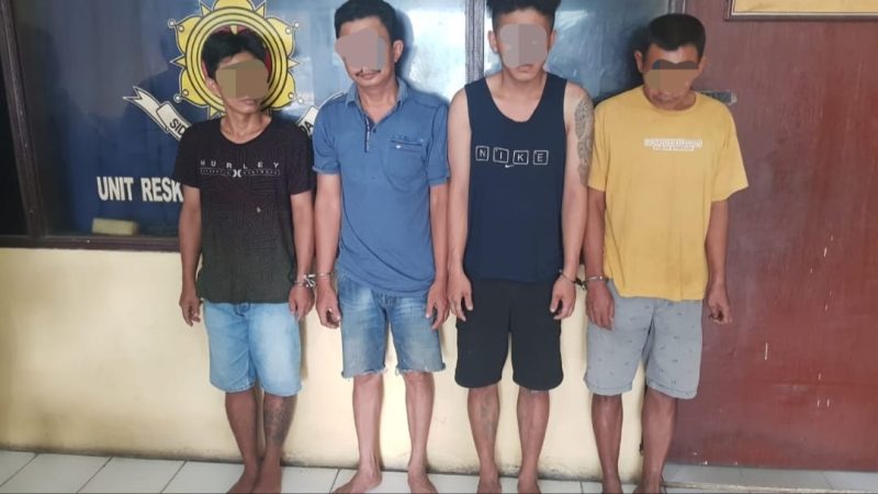 Polsek Tanjung Morawa Bersama Team Resmob Polresta Deliserdang Bekuk 2 Pelaku Curanmor dan 2 Penadah