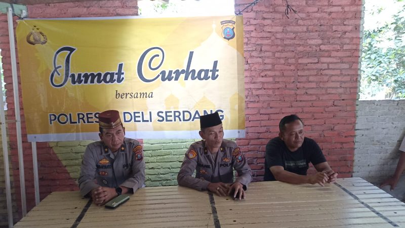 Polresta Deli Serdang Rutin Gelar Jumat Curhat Untuk Tampung Keluhan Masyarakat