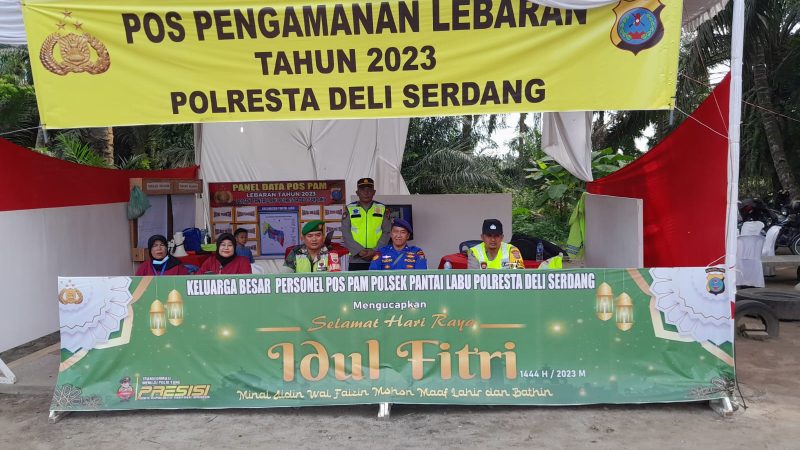 Operasi Ketupat Toba 2023, Polresta Deli Serdang Bersinergi Dengan TNI dan Instansi Lainnya