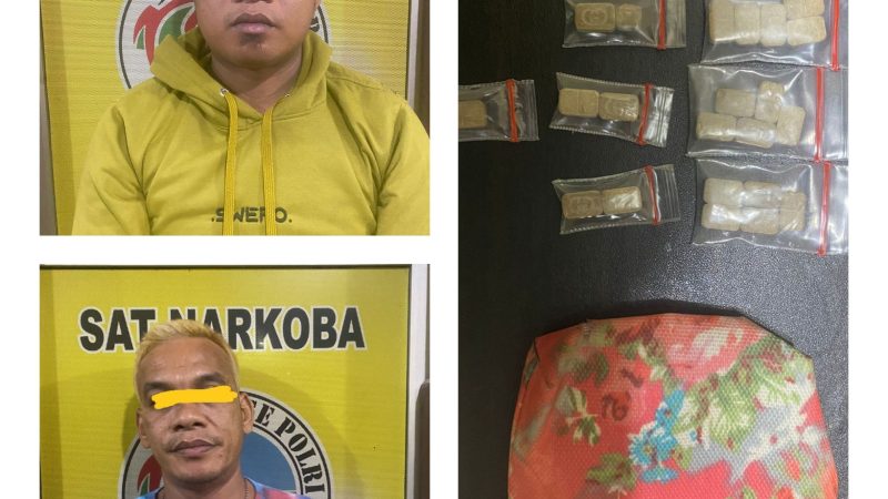 Sat Narkoba Polres Binjai Ringkus 2 Orang Bandar Ekstasi