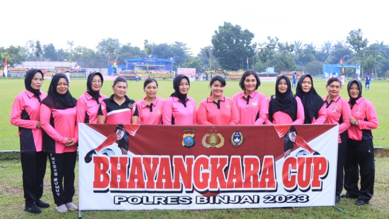 Sambut HUT Bhayangkara, Polres Binjai Gelar Pembukaan Turnamen Olahraga