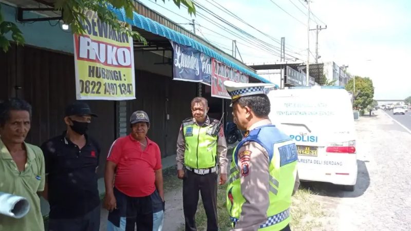 Polresta Deli Serdang Sosialisasikan Tertib Berlalu Lintas dan Antisipasi Geng Motor Kepada Masyarakat