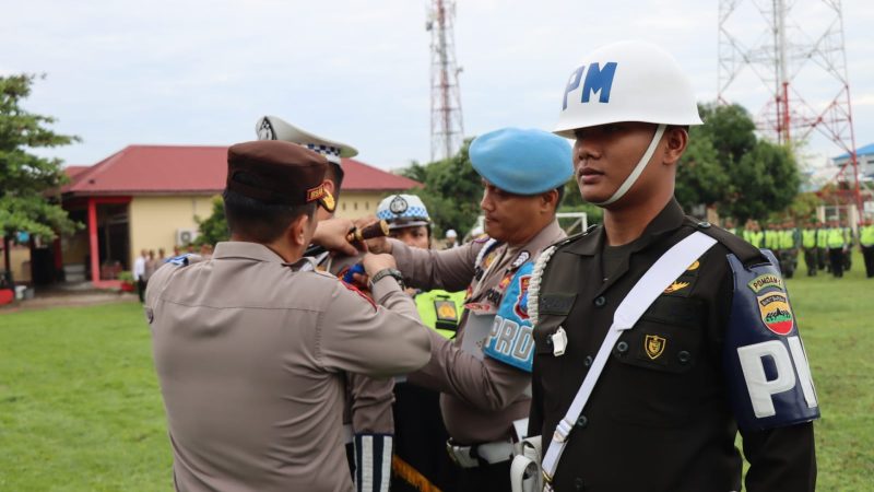 Polresta Deli Serdang Laksanakan Apel Gelar Pasukan Ops Patuh Toba 2023