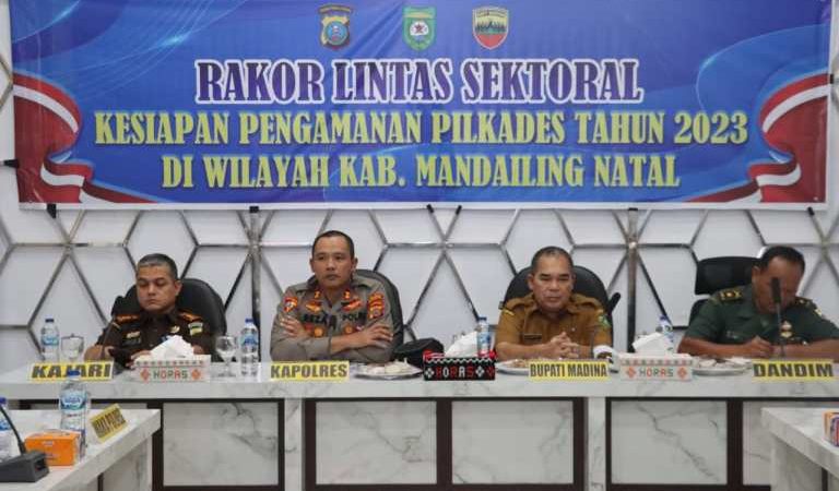 Polres Madina Gelar Rakor Terkait Pilkades Serentak