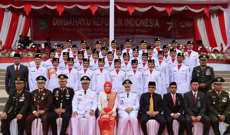 Polres Madina Gelar Upacara Peringati HUT RI ke-78