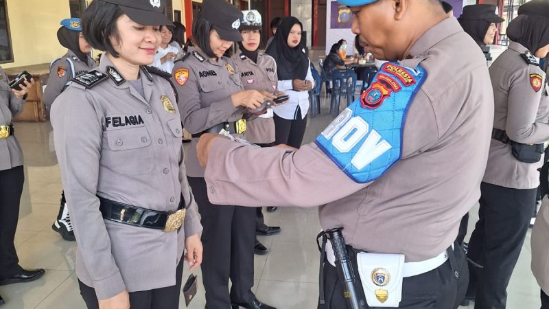 Pekan Disiplin Polwan, Personil Polwan Polresta Deli Serdang Jalani Tes Urine
