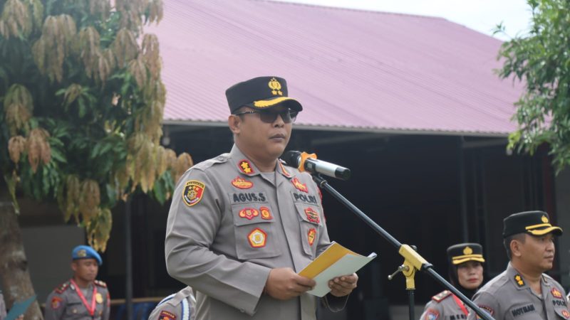Polresta Deli Serdang Gelar Apel Operasional Polisi RW