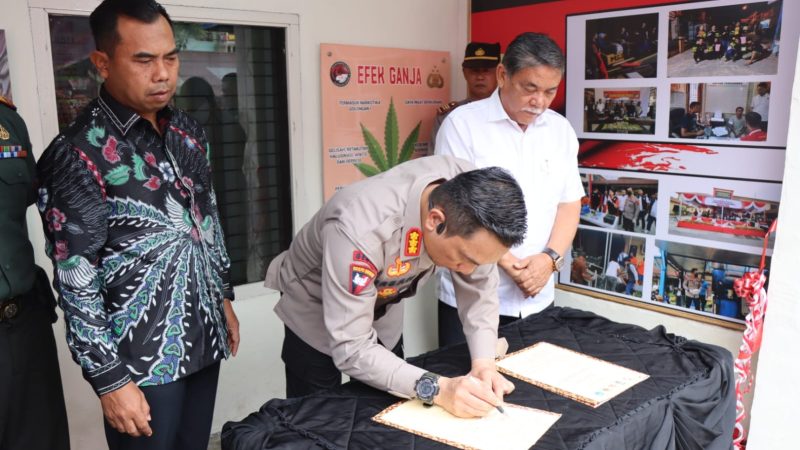 Forkopimda Kabupaten Deli Serdang Resmikan Posko Kampung Bersinar di Lubuk Pakam